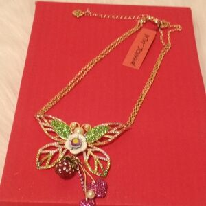 Betsey Johnson Butterfly necklace